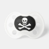 Jolly Roger Pirate Flag Pacifiers (Front)