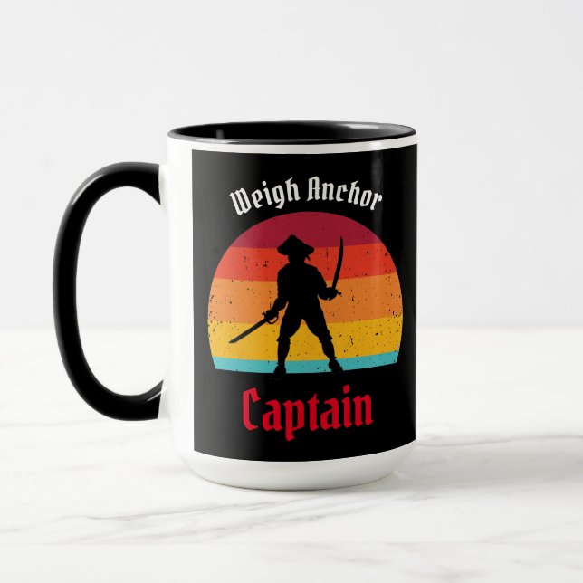 Jolly Roger Pirate  Mug (Left)