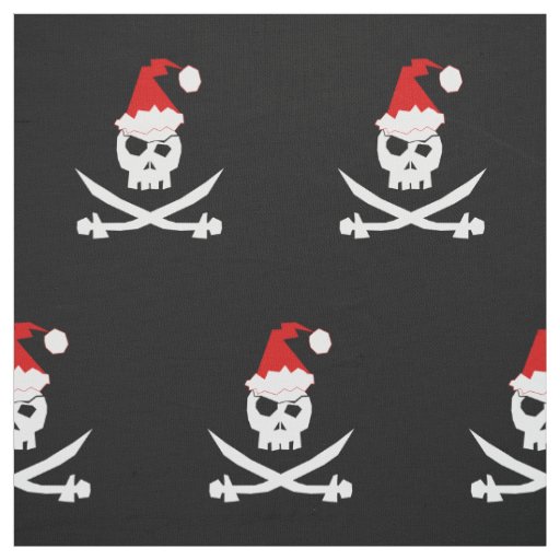 +{ Jolly Roger }+{ Pirate Santa }+ Fabric