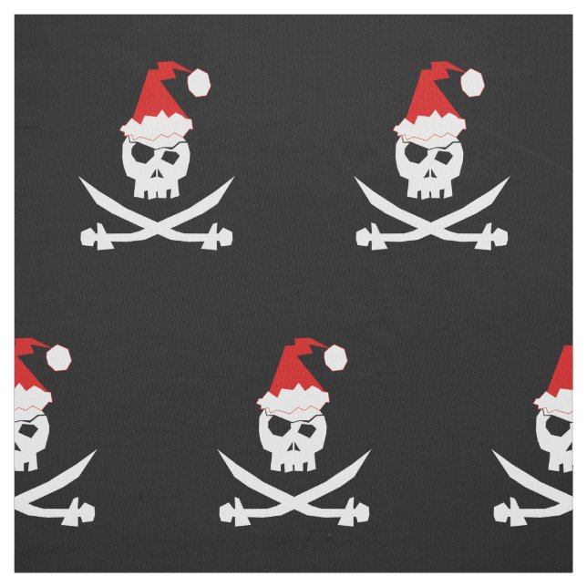 +{ Jolly Roger }+{ Pirate Santa }+ Fabric (Swatch)