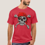 Jolly Roger Pirate Skull Crossbones Halloween Cost T-Shirt<br><div class="desc">Jolly Roger Pirate Skull Crossbones Halloween Costume  .</div>