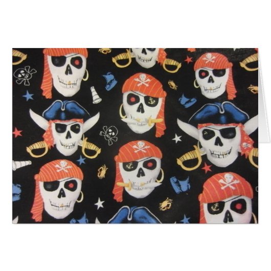 Jolly Roger Pirate Skulls (Front Horizontal)