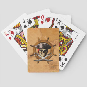 Jolly Roger Pirate Wheel Poker Cards