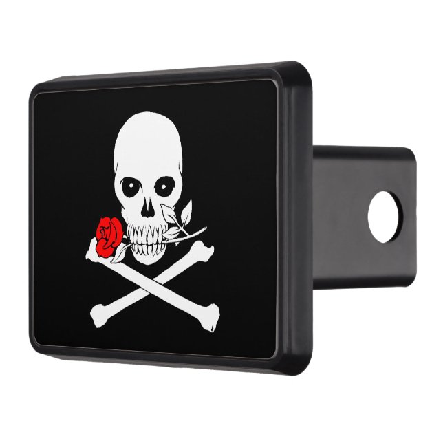 Jolly Roger (Rose) Hitch Cover (Left)