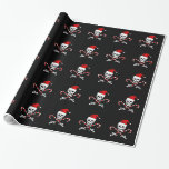 Jolly Roger Santa Wrapping Paper