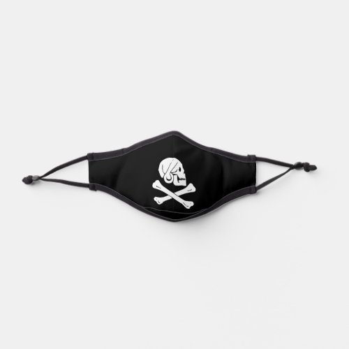Jolly Roger Skull and Crossbones Pirate Premium Face Mask