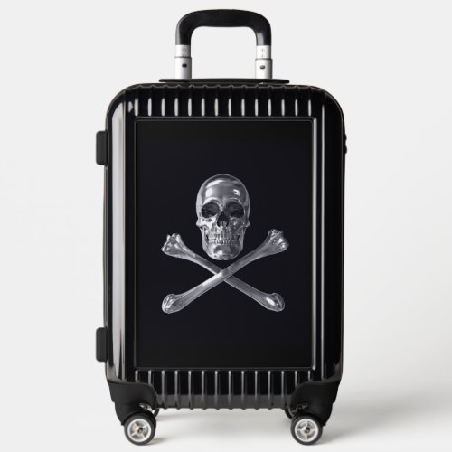 Jolly Roger Skull Carry On Luggage