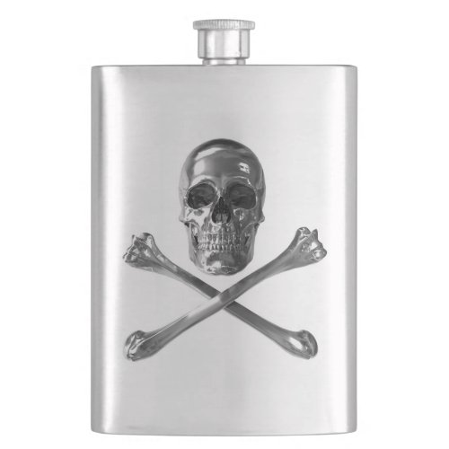 Jolly Roger Skull Classic Flask