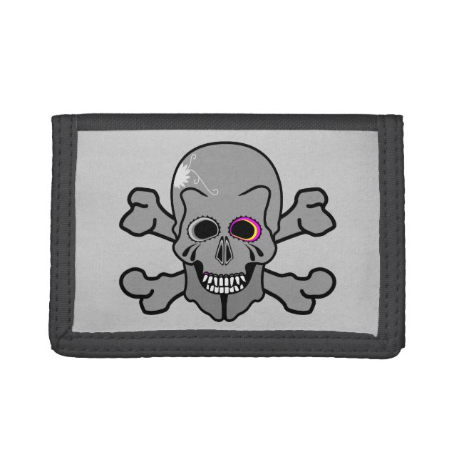 Jolly roger tri-fold wallet (Front)