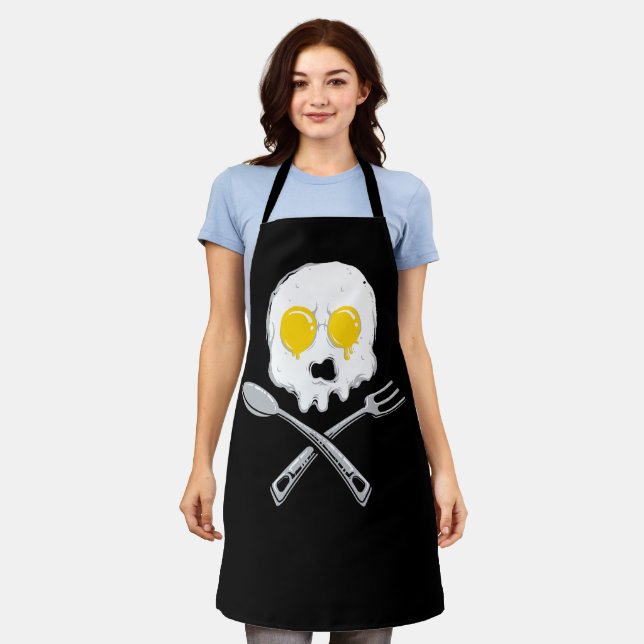 "Jolly Roger's Breakfast" Apron (Worn)