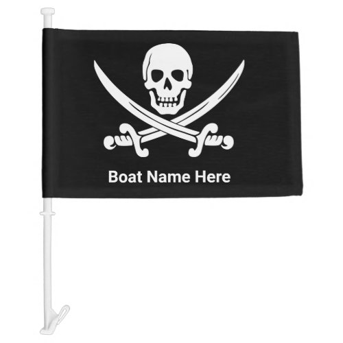 Jolly Rogers Pirate Custom Boat Car Flag