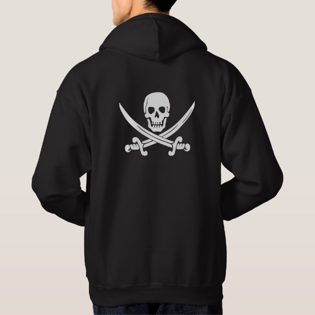 Jolly Rogers Pirate Hoodie (Back)