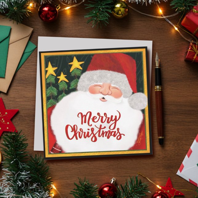 Jolly Santa Christmas Inspirivity Holiday Card (Creator Uploaded)