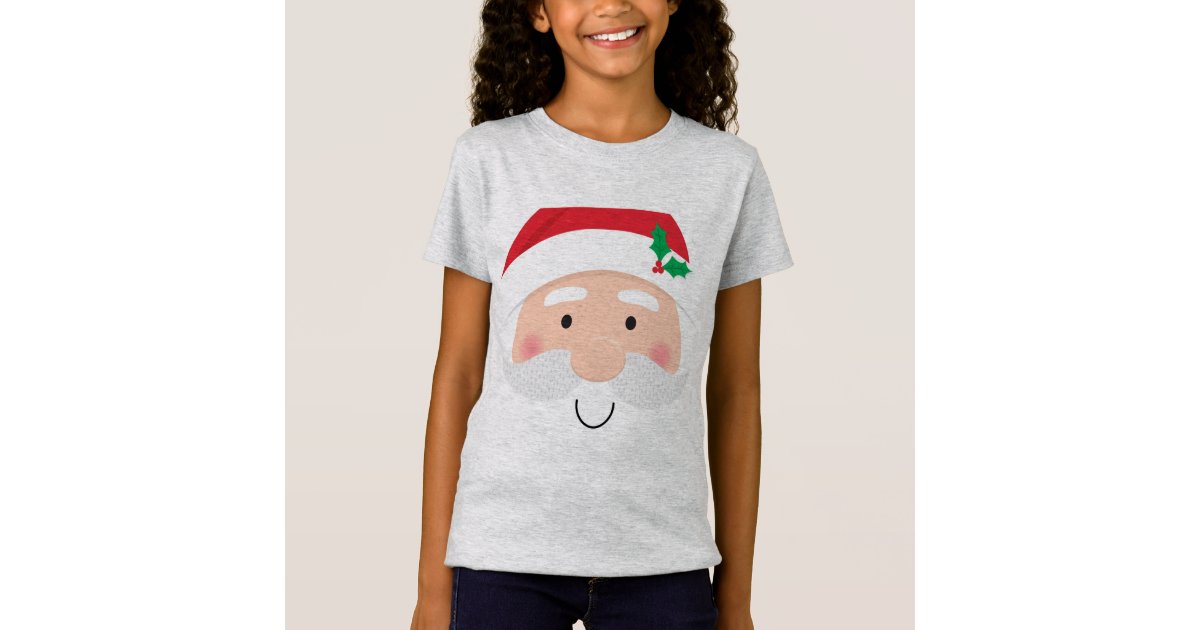 santa face shirt