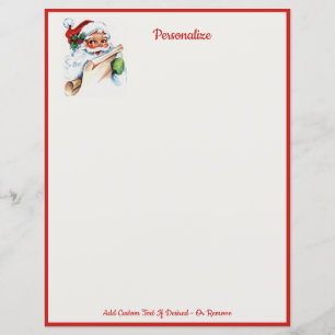 Jolly Santa Claus List Christmas Holiday