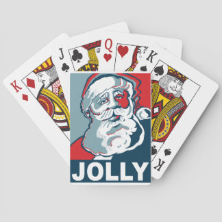 Jolly Santa Poker Cards