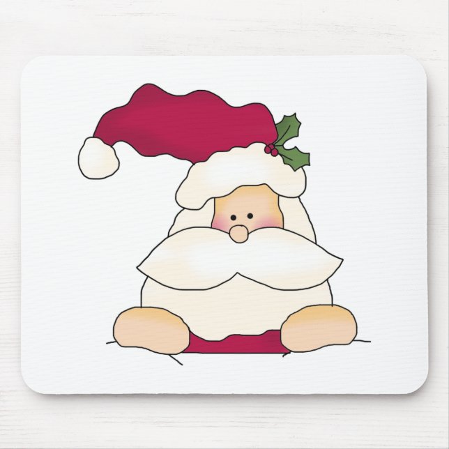 Jolly Santa Tshirts and Gifts Mouse Pad (Front)