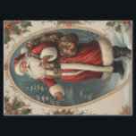 Jolly Santa's Christmas Cheer: Festive Decoupage  Tissue Paper<br><div class="desc">Bring the magic of Christmas to your crafting projects with our "Jolly Santa's Christmas Cheer" decoupage tissue paper. Featuring a whimsical scene of Santa Claus in his traditional red suit, surrounded by twinkling stars, cheerful snowflakes, and festive gifts, this tissue paper captures the spirit of the holiday season. Perfect for...</div>