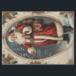 Jolly Santa's Christmas Cheer: Festive Decoupage  Tissue Paper<br><div class="desc">Bring the magic of Christmas to your crafting projects with our "Jolly Santa's Christmas Cheer" decoupage tissue paper. Featuring a whimsical scene of Santa Claus in his traditional red suit, surrounded by twinkling stars, cheerful snowflakes, and festive gifts, this tissue paper captures the spirit of the holiday season. Perfect for...</div>