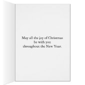 Jolly snowman  Christmas card (Inside (Right))