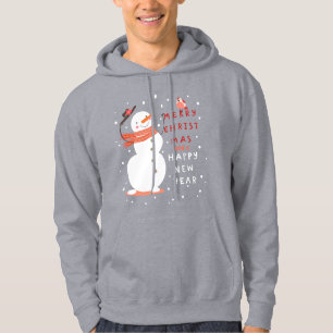 Jolly Snowman Christmas - Warm Wishes Hoodie
