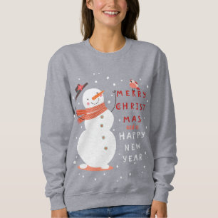 Jolly Snowman Christmas - Warm Wishes Sweatshirt