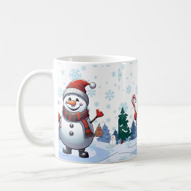 Jolly Snowman Coffee Mug (Left)