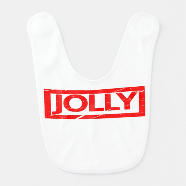 Jolly Stamp Baby Bib (Front)
