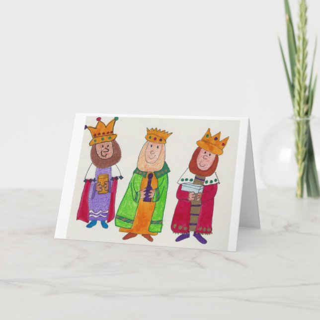 Jolly Three Kings Holiday Card (Front)