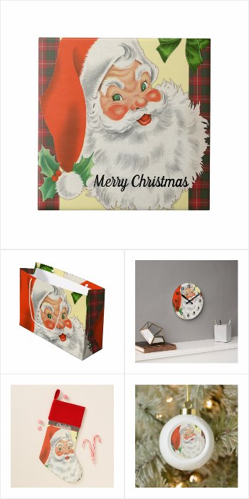 Jolly Victorian Santa Claus Christmas