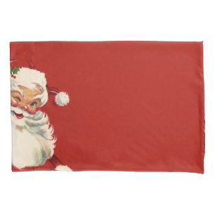 Jolly Vintage Santa Pillow Case