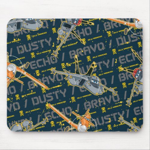 Jolly Warriors Pattern Mouse Pad