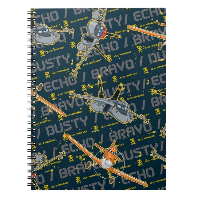 Jolly Warriors Pattern Notebook (Front)