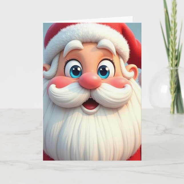 Jolly Winter Face Card (Front)