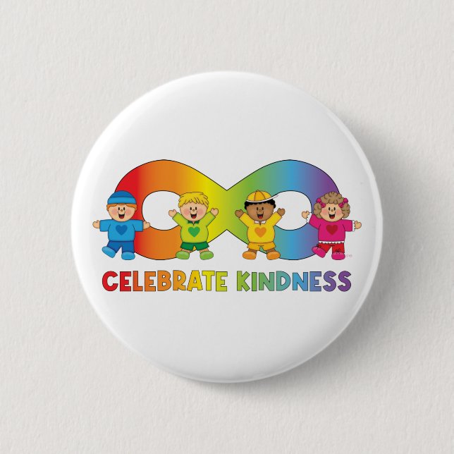 JollyKins Autism Infinity Button (Front)