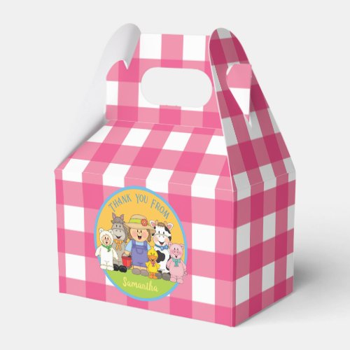 JollyKins Barnyard Buddies Girl Favor Boxes