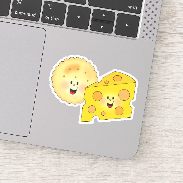 JollyKins Cheese And Crackers Sticker (Detail)