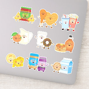 JollyKins Foodie Friends (Set of 9) Sticker