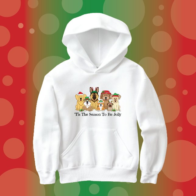 JollyKins Holiday Dogs Hoodie (Creator Uploaded)