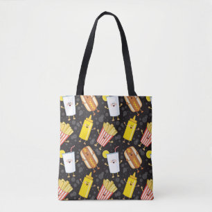 JollyKins Hot Dog Friends Tote Bag