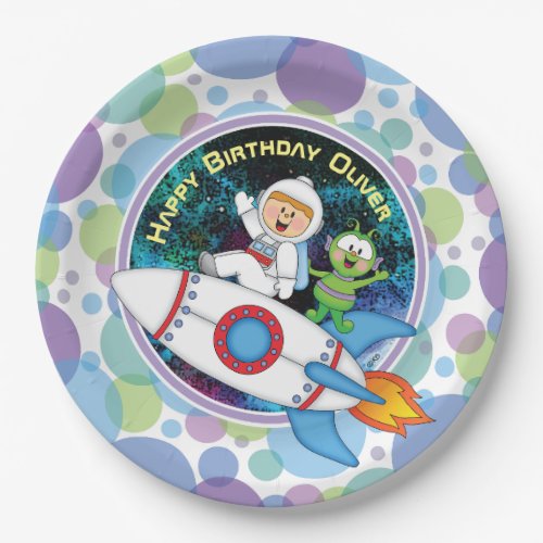 JollyKins Space Cruisers Paper Plates