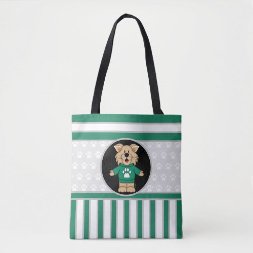 JollyKins Stay Pawsitive  Tote Bag