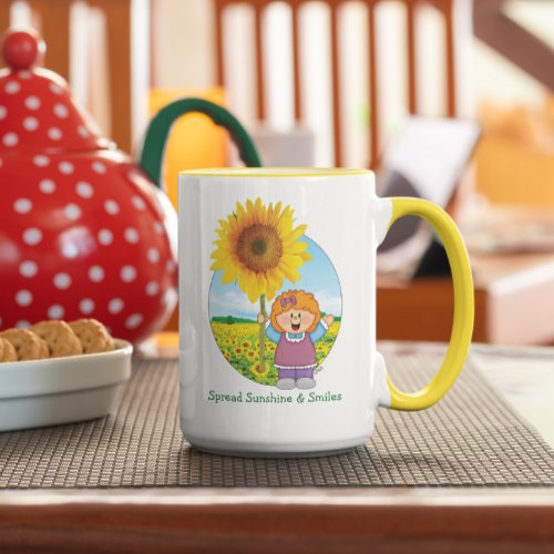 JollyKins Sunflower Friend Mug