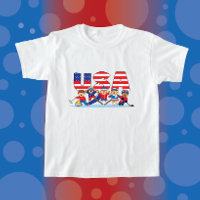 JollyKins USA Winter Sports T-Shirt