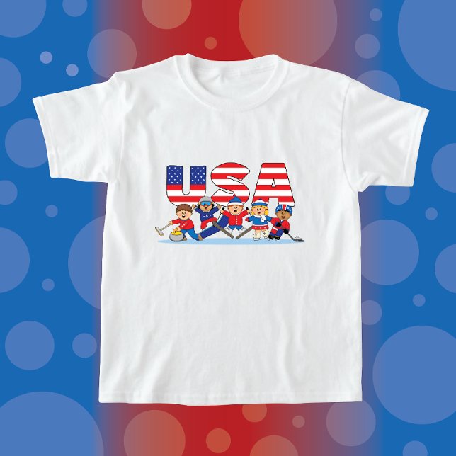JollyKins USA Winter Sports T-Shirt (Creator Uploaded)