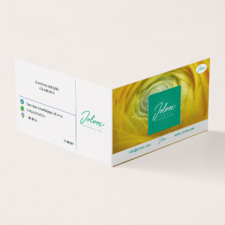 JOLOOS  FOLDED BUSINESS CARD