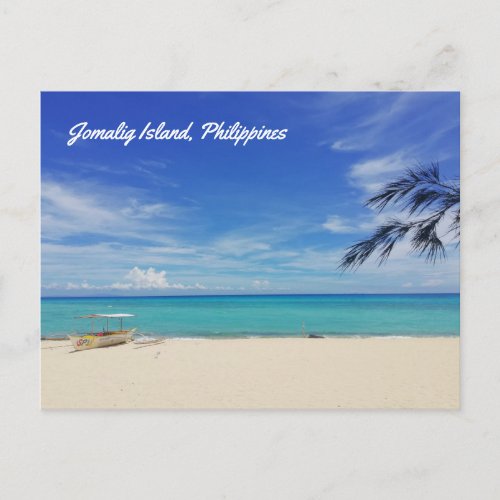 Jomalig Island Beach Philippines Postcard