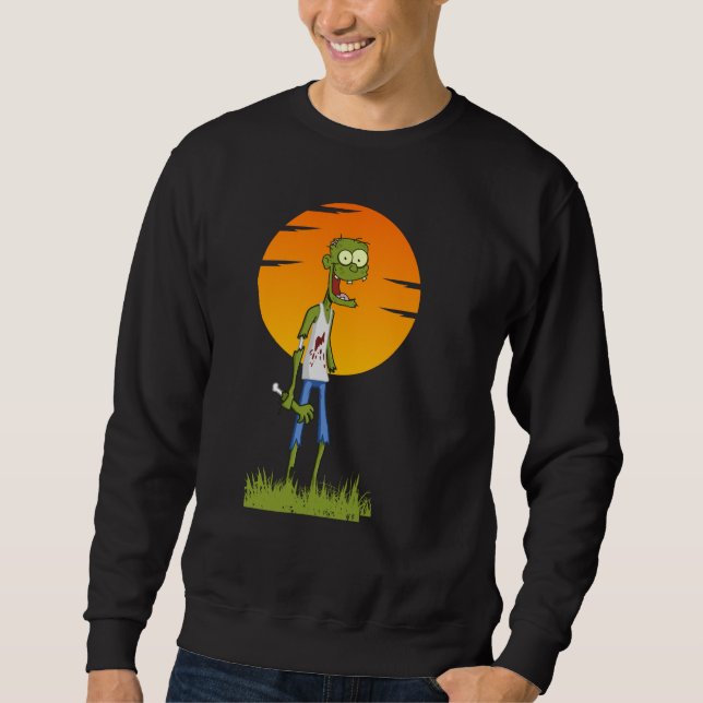 jombie in the night longsleeves t-shirt sweatshirt (Front)