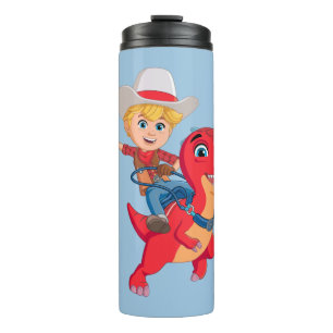 Jon and Blitz Dino Ranch Thermal Tumbler