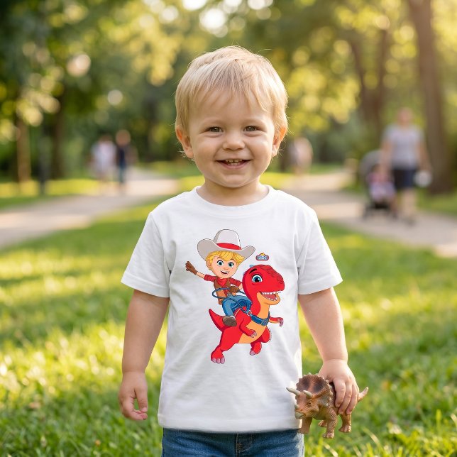 Jon and Blitz | Dino Ranch Toddler T-shirt (Creator Uploaded)